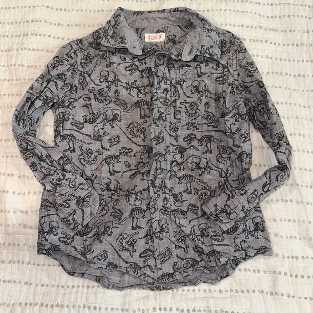 Dino Button-down Shirt 🦕🦖